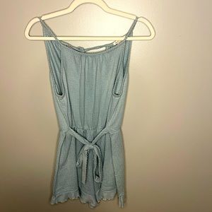 Strappy “Caution To The Wind” Mint Green Romper ✨